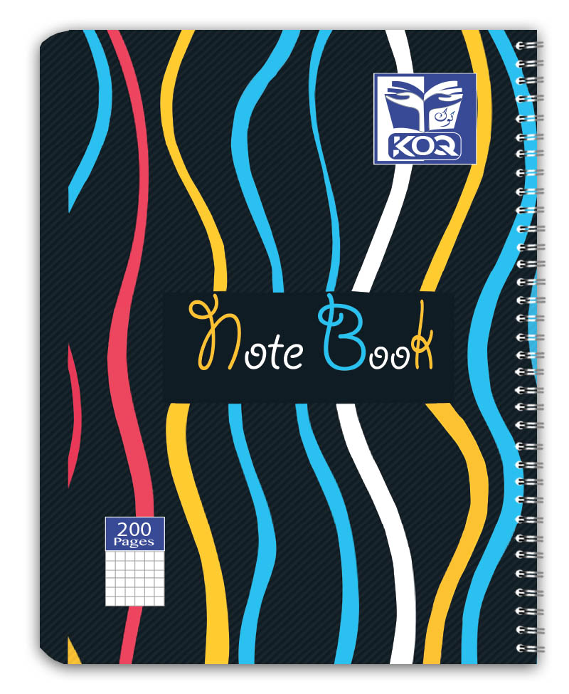 NOTEBOOK 200 pages A4 Transformation de papier, Impression et emballage