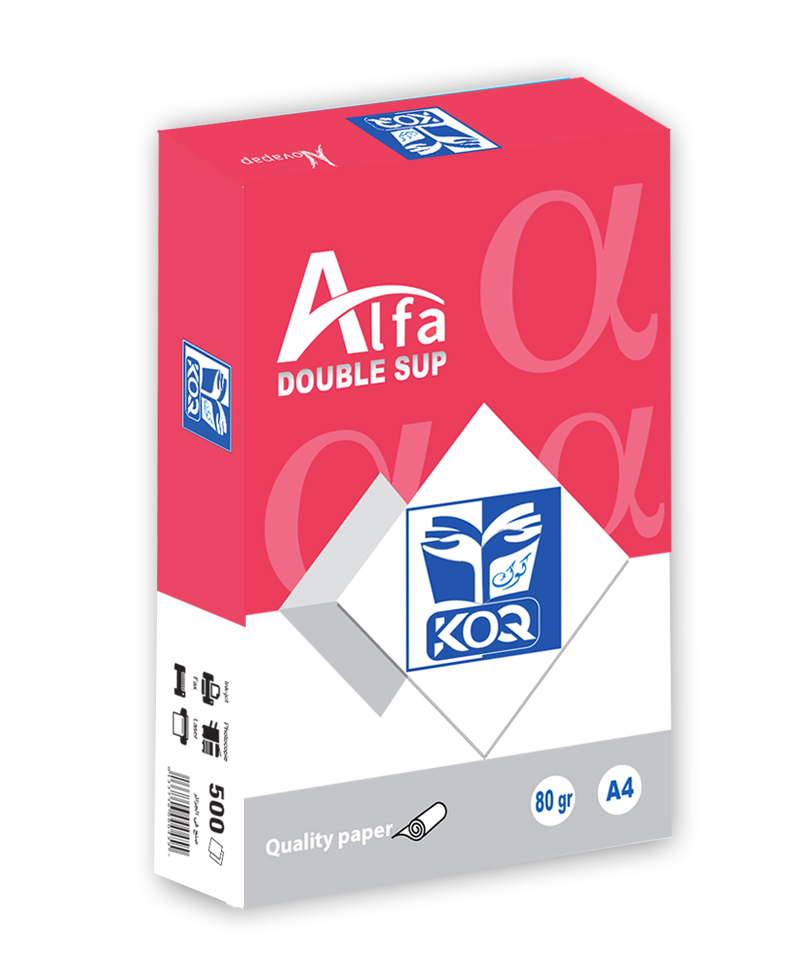 Rame papier A4 ALFA DOUBLE SUP - Transformation de papier, Impression et  emballage