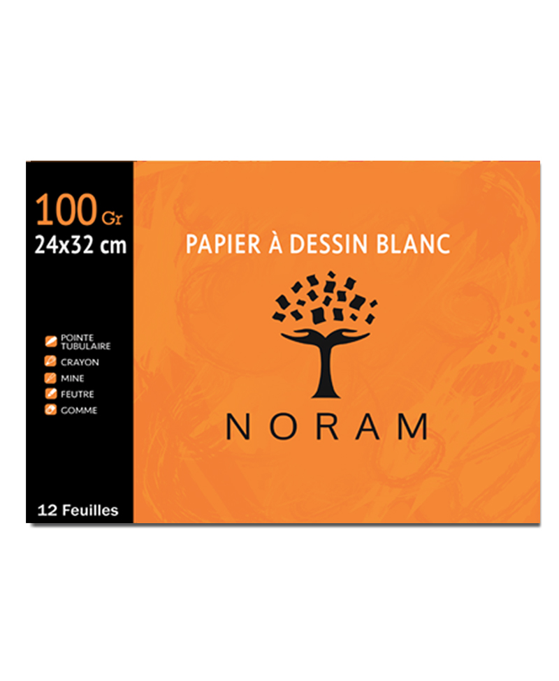 PAPIER A DESSIN BLANC A4